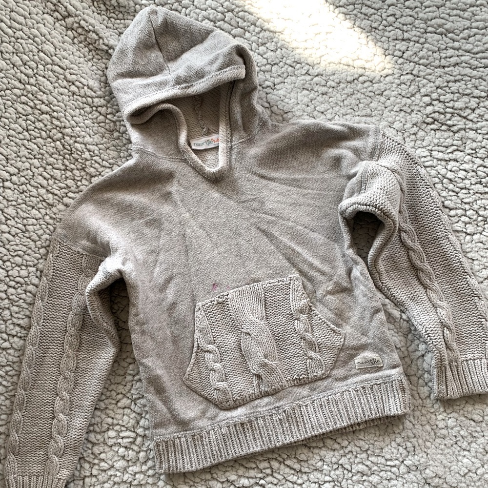 Girls thick hooded pullover